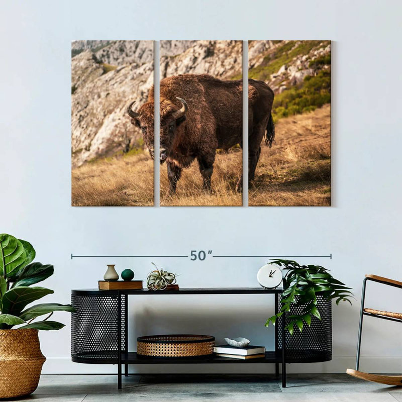Bison de Brampt, H 32 po x l 50 po