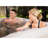 Lifesmart Spas LS100 110 Volt 4-Person 13-Jet Rectangle Plug and Play Hot Tub-43709631