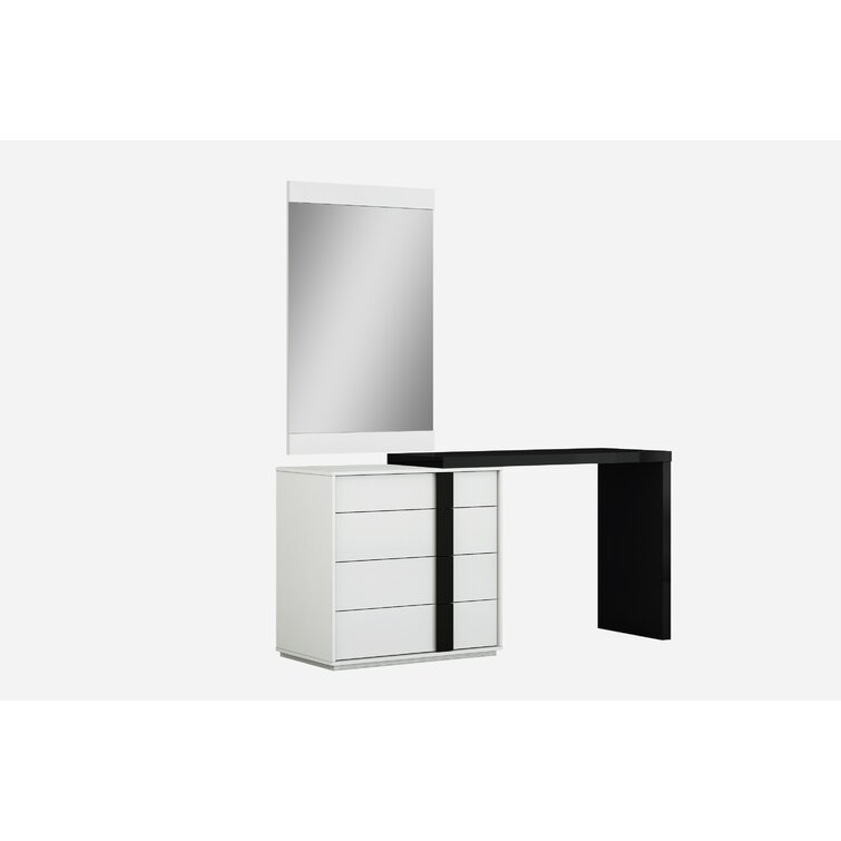 Vanity Collections - 2 x Ikea Lack shelves. 1 x Ikea Malm dressing