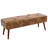 Liniyah Faux Leather Upholstered Bench-1903808170