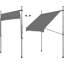 Dakota Fields 300cm W x 120cm D Polyester Cover Retractable Patio Awning-68360935