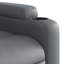 Fauteuil inclinable de massage en cuir vidaXL, dossier et repose-pieds réglables-128904949-97814439