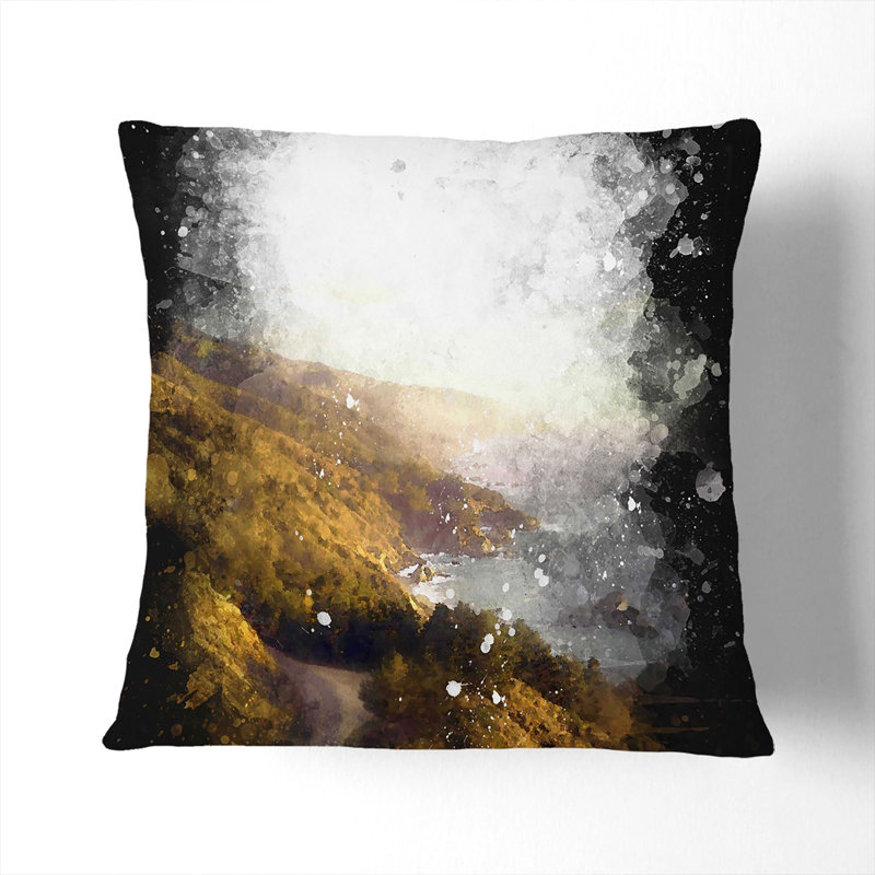 Square Throw Cushion, 40cm H x 40cm W x 15cm D