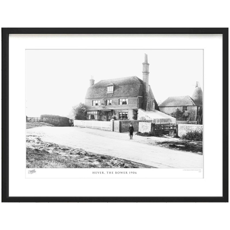 Hever, The Bower 1906 by Francis Frith - Single Picture Frame Print, 60cm H x 80cm W x 2.3cm D