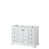 Blanc / bordure noir mat