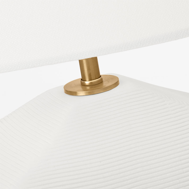 Tallulah Table Lamp, Matte White