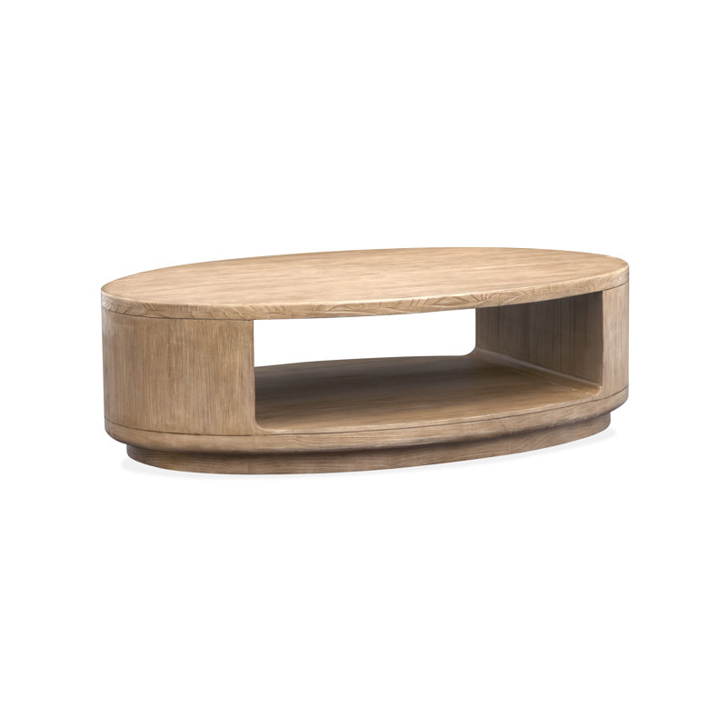 Braxton Oval Cocktail Table With Casters