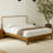Luca Solid Wood Upholstered Boucle Bed Frame