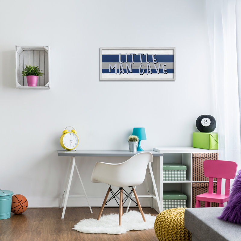 «Boy's Little Man Cave», estampe numérique par Kim Allen, Estampe numérique Farmhouse, H 30 po x l 13 po