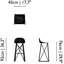 Carbon Outdoor Stool-67308786