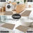 3 Piece Soft Absorbent Microfiber Bath Rug Set With Non-Slip Backing-139600355