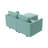 Upholstered L-Shaped Sectional Reversible-1181794908