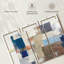 Abstrait domaine abstrait, ensemble de 3 reproductions sur toile par Alexander B-93061586