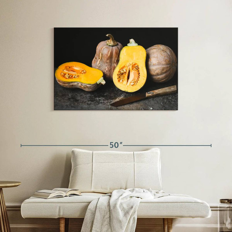 Yarlin Butternut Squash, 26" H x 39" W