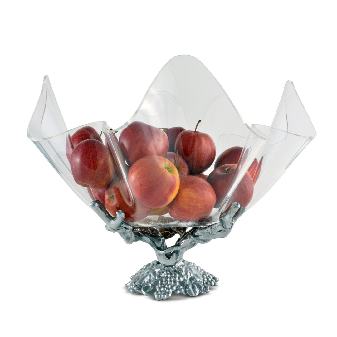 Arthur Court Designs Grape Aluminum Fruit Bowl Arthur Court Designs