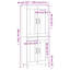 Burinskiy 69.5 cm W Highboard-2084746701