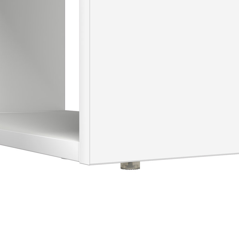 Desk Engineered Wood Medium Desk, White