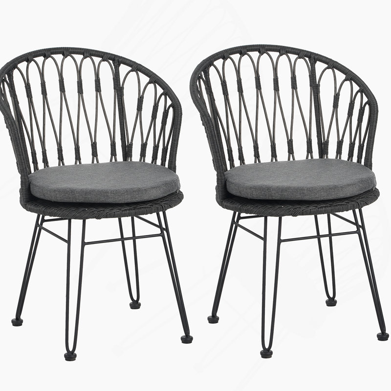 Sayali Outdoor Dining Armchair with Cushions