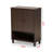 Parterre Entryway 4-Shelves With 2-Door Dark Brown Shoe Cabinet, 31.91" H X 23.38" W X 11.53" D