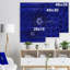 Photographie « abstract blue floral design »-34993005-34992992