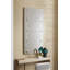 Rosette Flat Beveled Wall Mirror-134962635