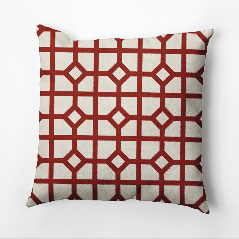  Housse de coussin carré et insert, 18" x 18", Orange