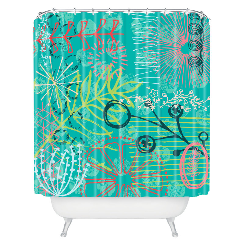Rideau de douche simple summer burst Kerrie Satava