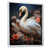 White Floater Framed