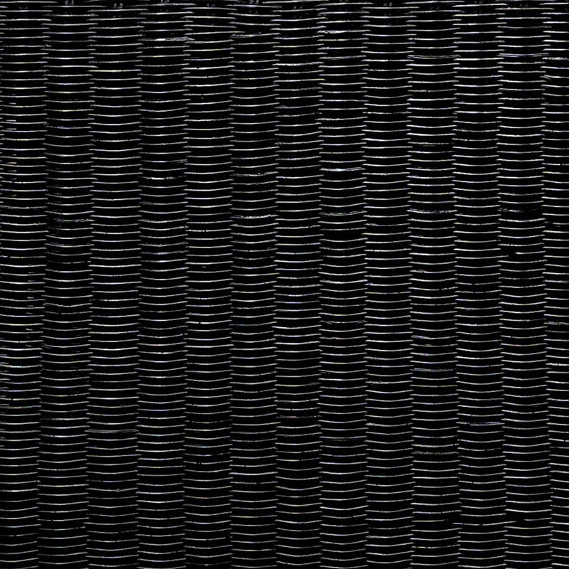 Table de bout carrée en rotin tissé
