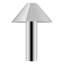 Cheri 20.5 Inch Chrome/White Metal Table Lamp-546003216
