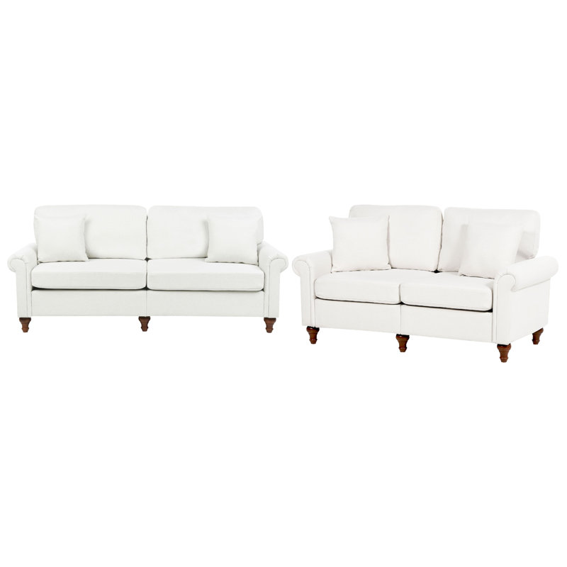 Antoinesha 2 - Piece Living Room Set, White