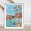 Oliver Gal Katy Hirschfeld - Riviera Motel Americana - Luxury Shadowbox Framed Wall Art-1503650795