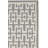 Rodgers Flat Weave Banana Silk/Wool/Cotton Geometric Rug in Gray/Ivory-1876900108