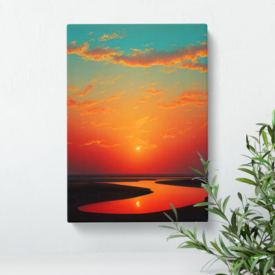 XC1022-3901X Sensational Sunset - Wrapped Canvas Print
