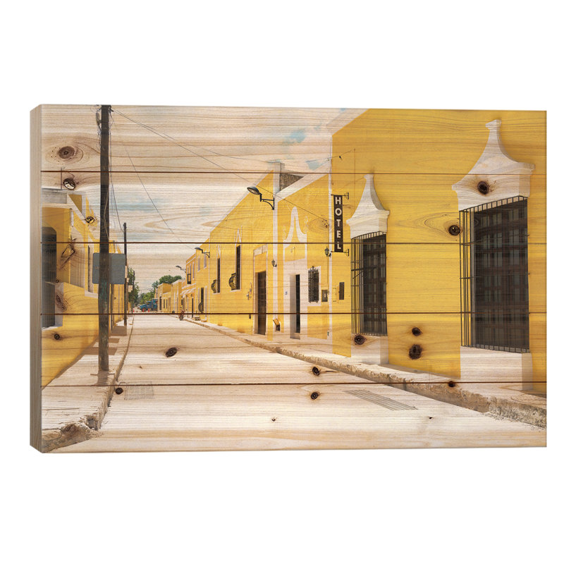 La ville jaune, L 40 po x H 26 po