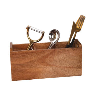 Wood Utility Holder Pens, Kitchen Utensils