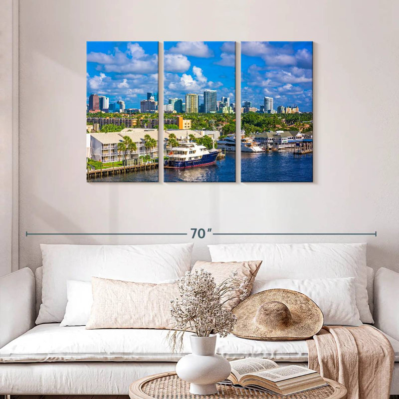 Gillard Fort Lauderdale Waterfront, 28" H x 45" W