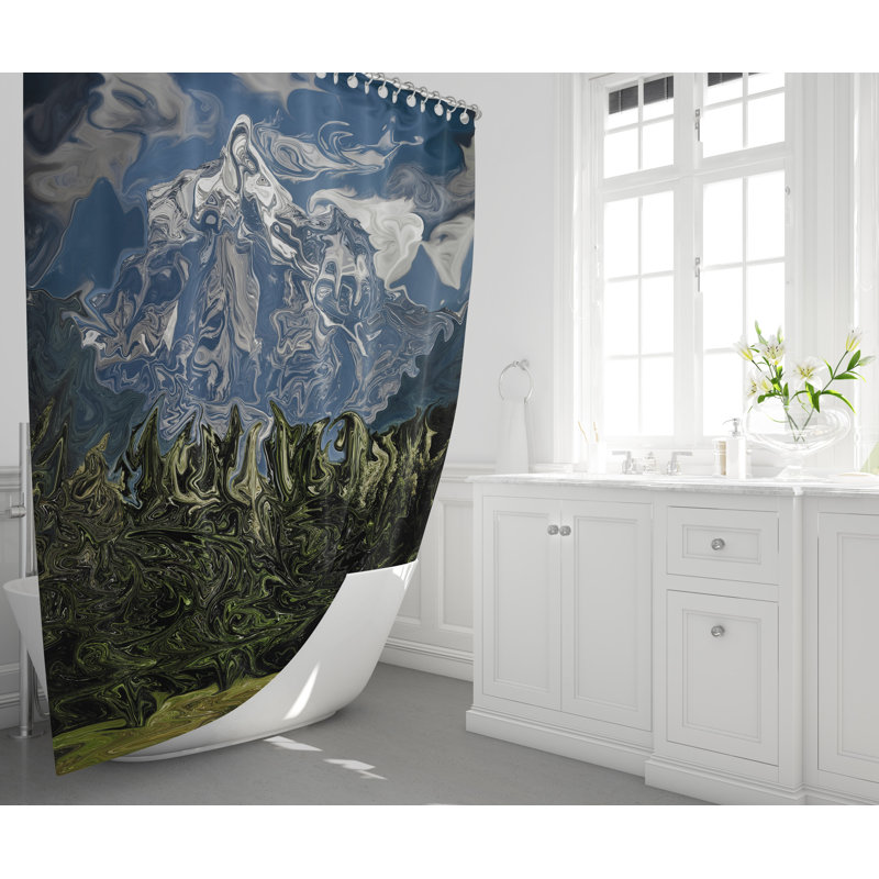 Heeter Shower Curtain, 93" H x 70" W