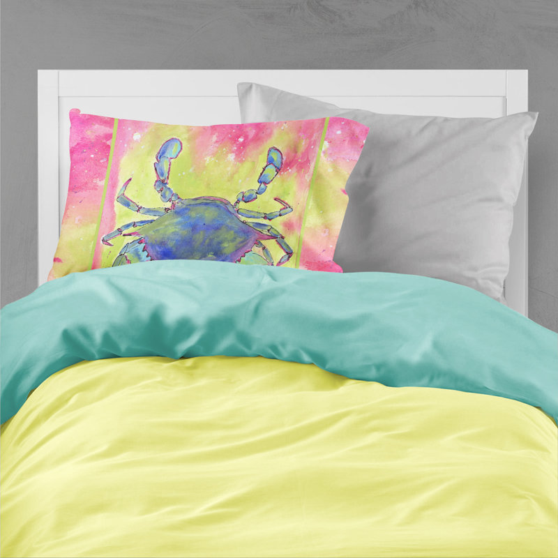  Taie d'oreiller crabe