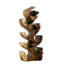 Burruss Solid Wood Wine Bottle Rack in Brown