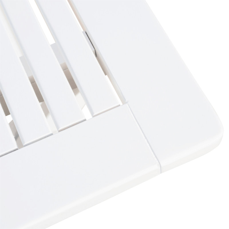 Table pliable 43,5 "Positano (table incluse seulement), Blanc