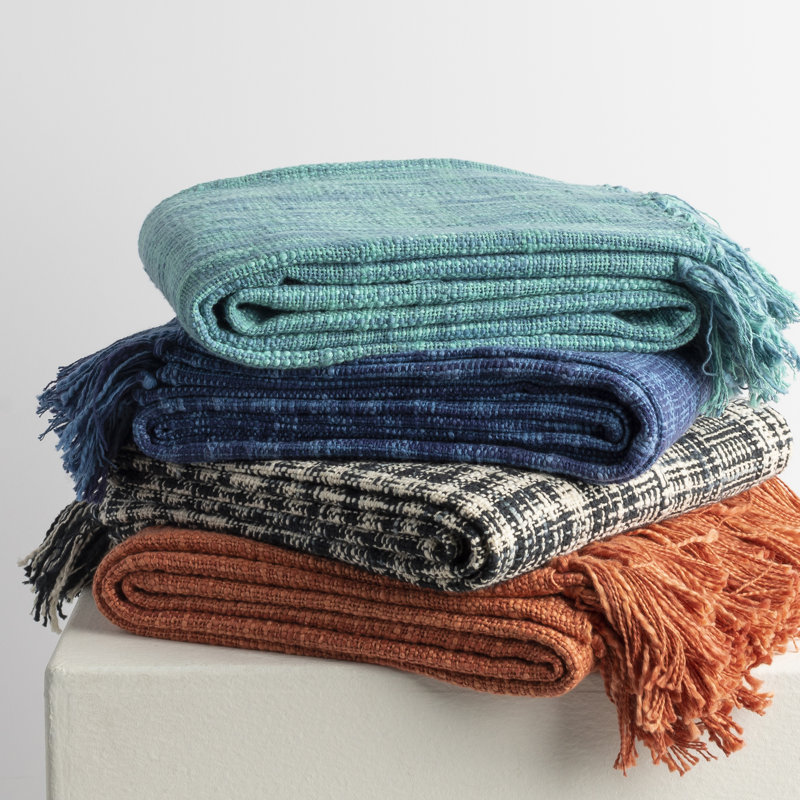 Tori Throw Blanket, Rust Red / Brick