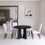 Ensemble de table de salle à manger moderne 43,3 po 43 pièces avec 4 chaises rembourrées-266817895-266817892