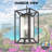 Hutzler Black 4 -Bulb 22" H Hardwired Outdoor Hanging Lantern