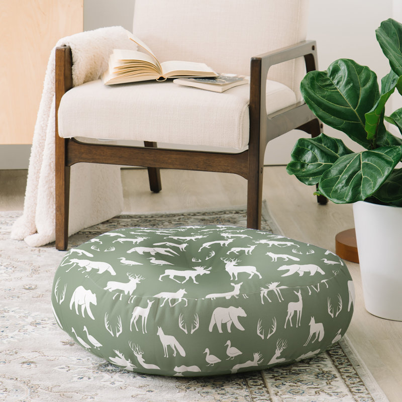Coussin de sol en forme de petites flèches de style co