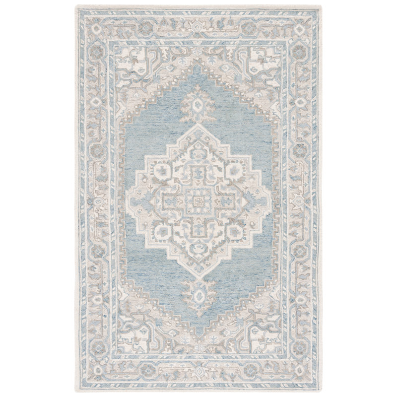 Tapis oriental en laine et coton touffeté à la main Metro, Rectangle 3 pi x 5 pi