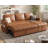 89" L-Shaped Sectional Sleeper Sofa with Hidden Storage, Faux Leather Pull-Out Sofa Bed for Living Room-1756575696