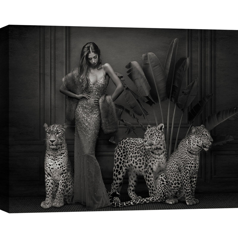 3AP6142 Attitude by Julian Lauren - Wrapped Canvas Art Prints, 70cm H x 100cm W x 4cm D