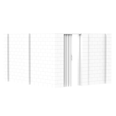 EverBlock 2 Panel Office Partitions
