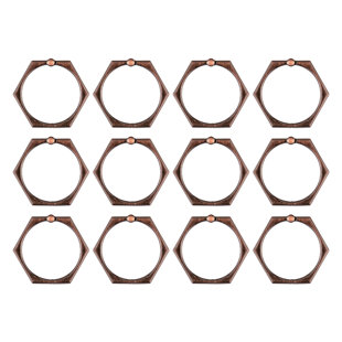 Zinc Shower Curtain Hook (Set of 12)
